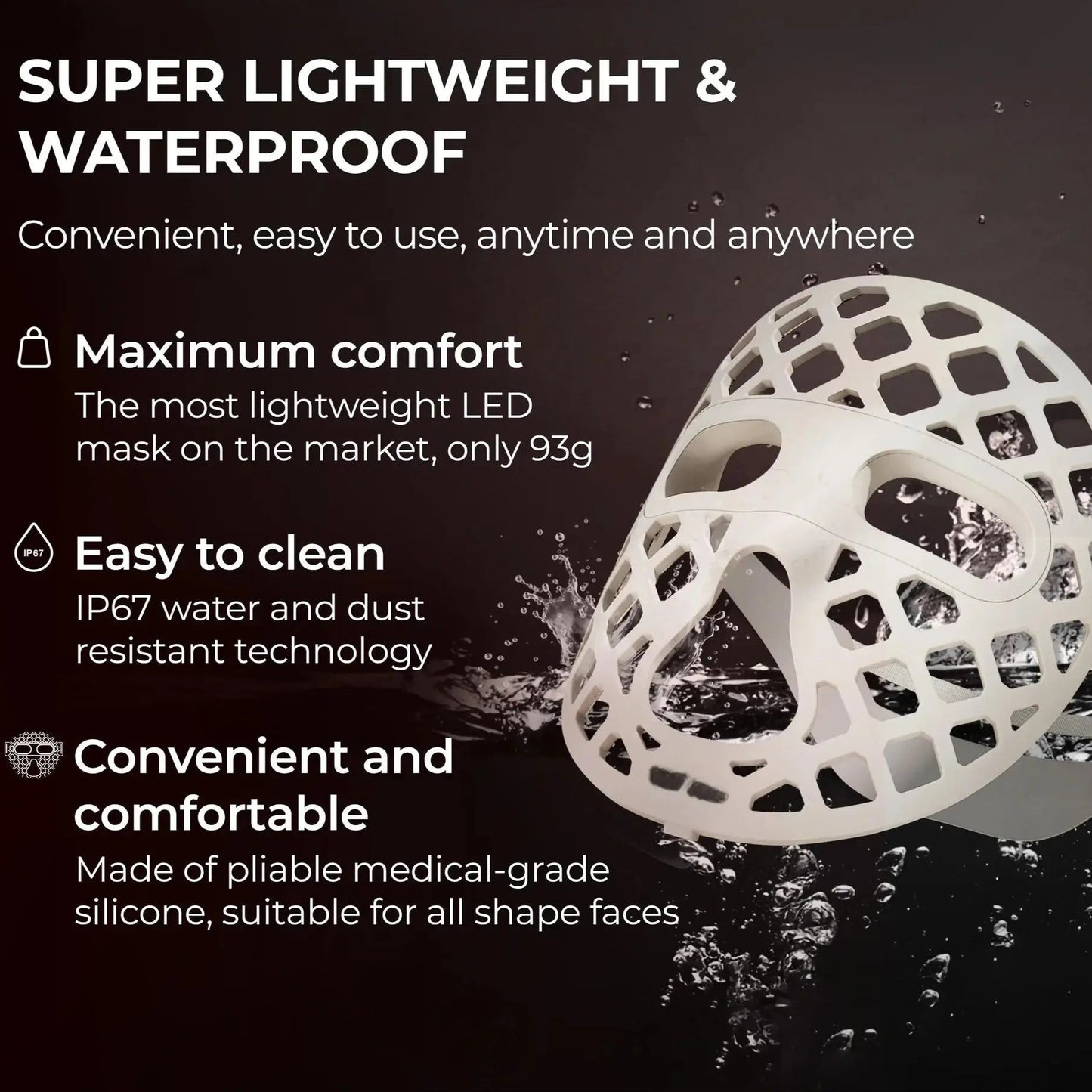 Pure Tone Glow LED Face Mask Pure Tone Aesthetics