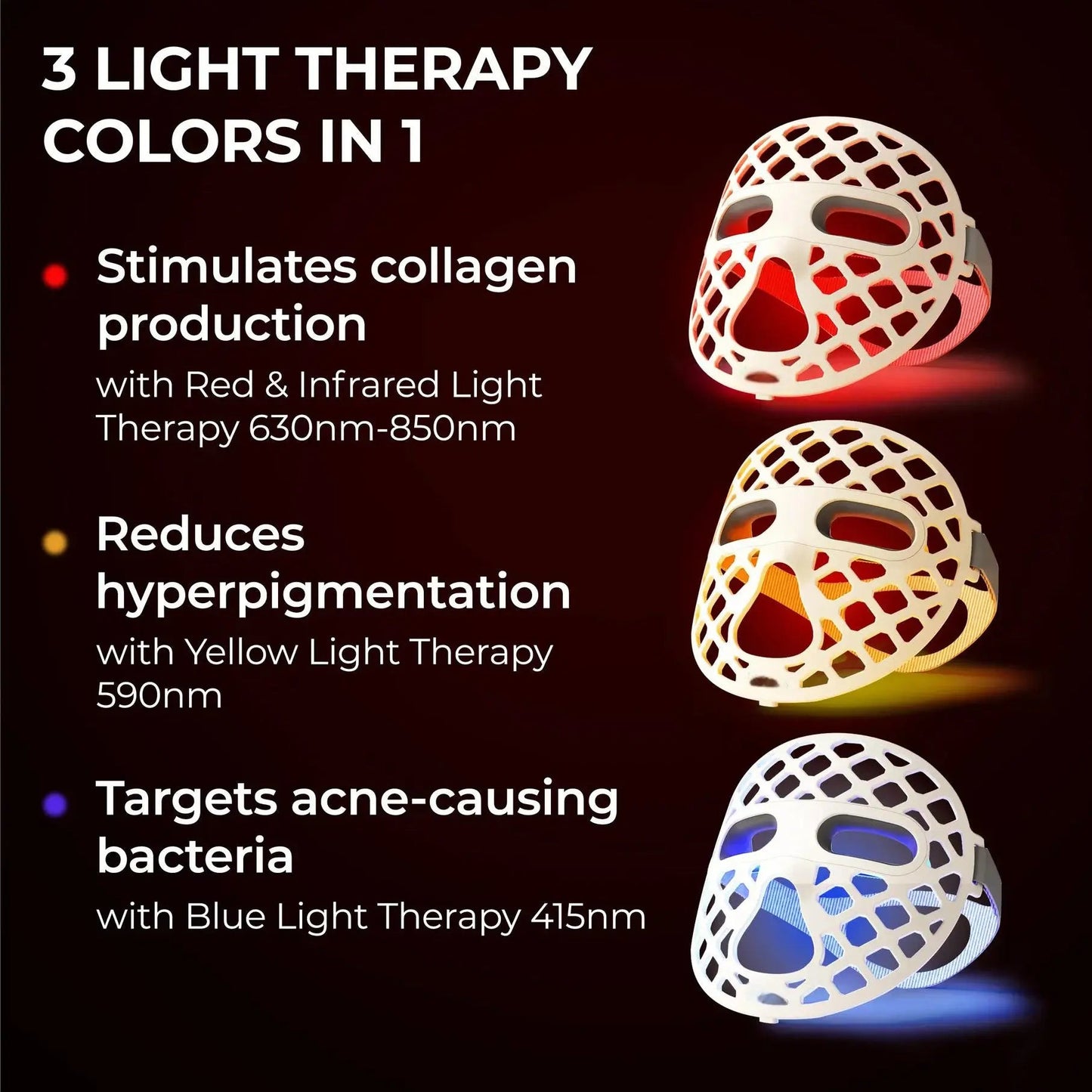 Pure Tone Glow LED Face Mask Pure Tone Aesthetics