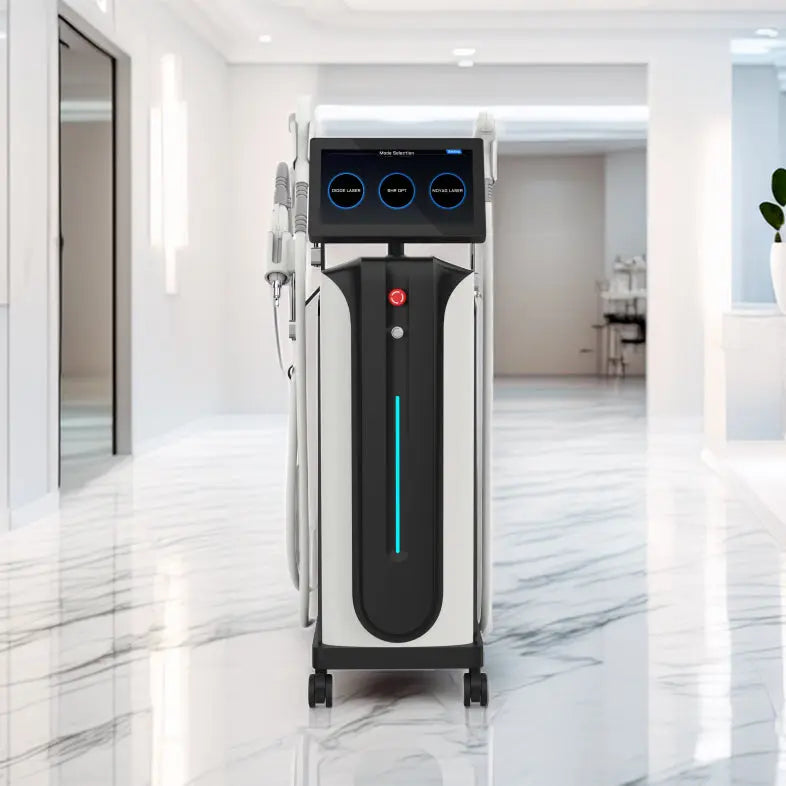 Ultra Silk Plus IPL Super Hair Removal & Tattoo Removal Machine with Diode and Nd:yag Laser Technology Pure Tone Aesthetics