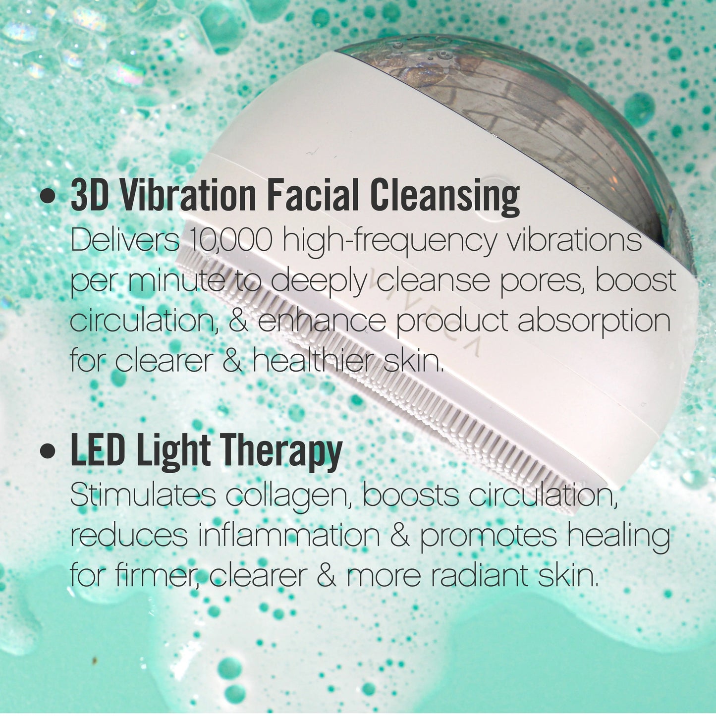 Viveca Ultrasonic Facial Cleansing Brush Pure Tone Aesthetics