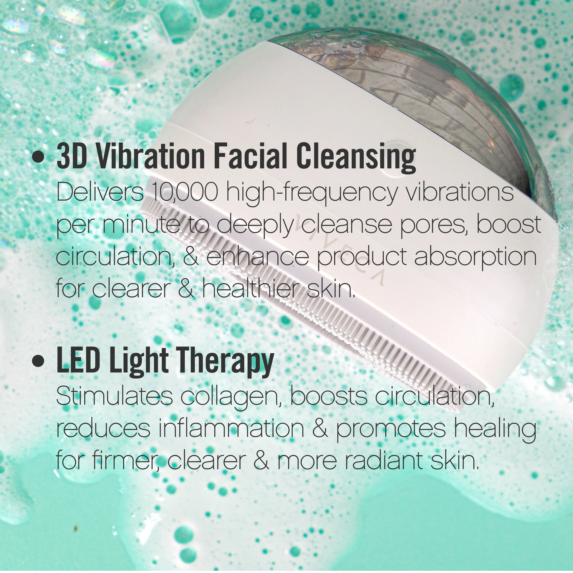 Viveca Ultrasonic Facial Cleansing Brush Pure Tone Aesthetics