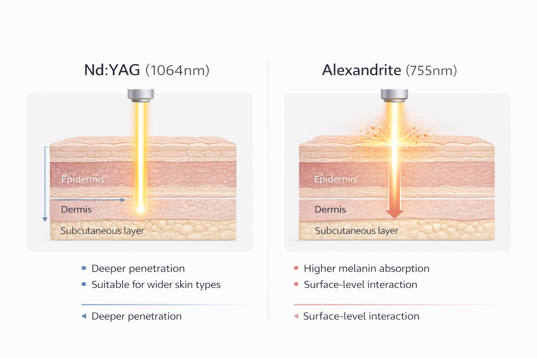 Nd:YAG vs Alexandrite Laser – What’s the Difference?