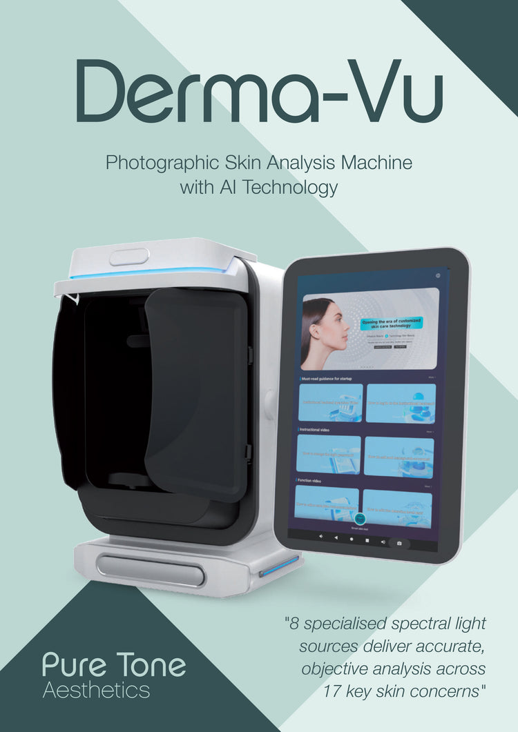 Derma-Vu Photographic Skin Analysis Machine Brochure | Pure Tone Aesthetics