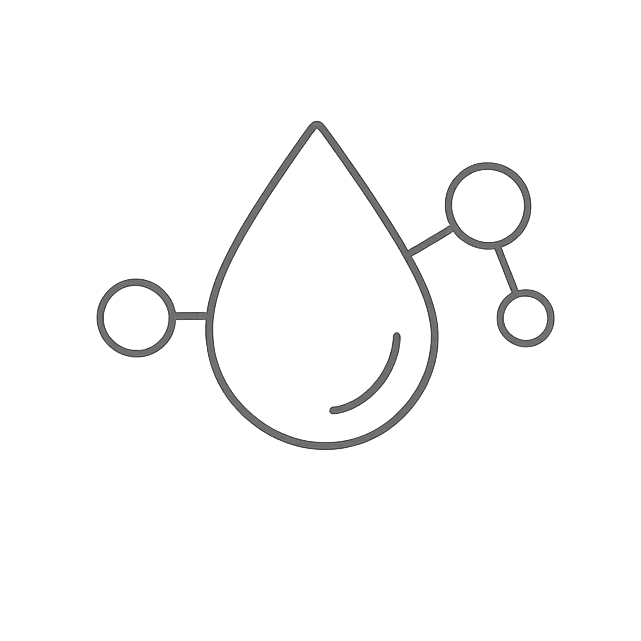 Grafiksymbol, das Glycerin darstellt