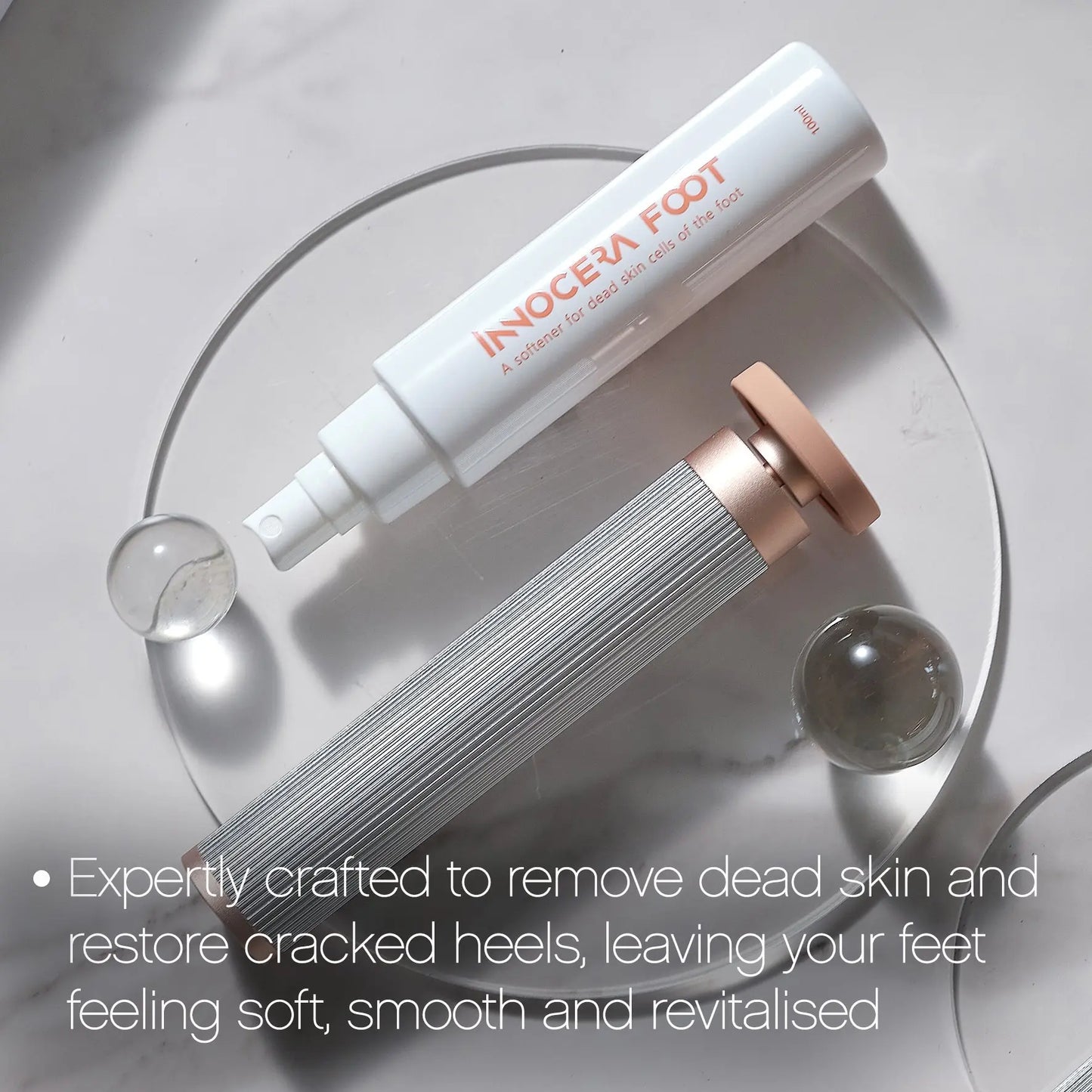 Innocera Foot Exfoliating Tool Pure Tone Aesthetics
