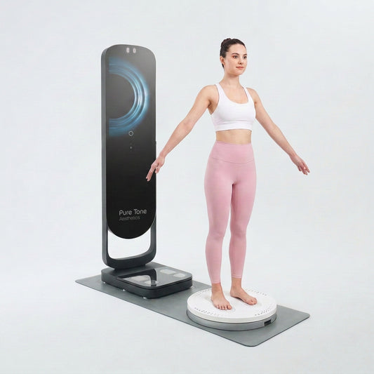Espejo de Análisis de Composición Corporal 3D y Postura Morphiq Pro™