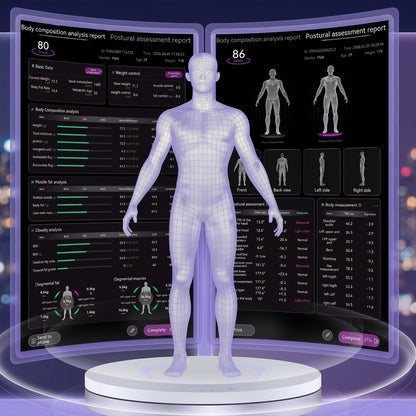 Morphiq Pro™ 3D Body Composition & Posture Analysis Mirror