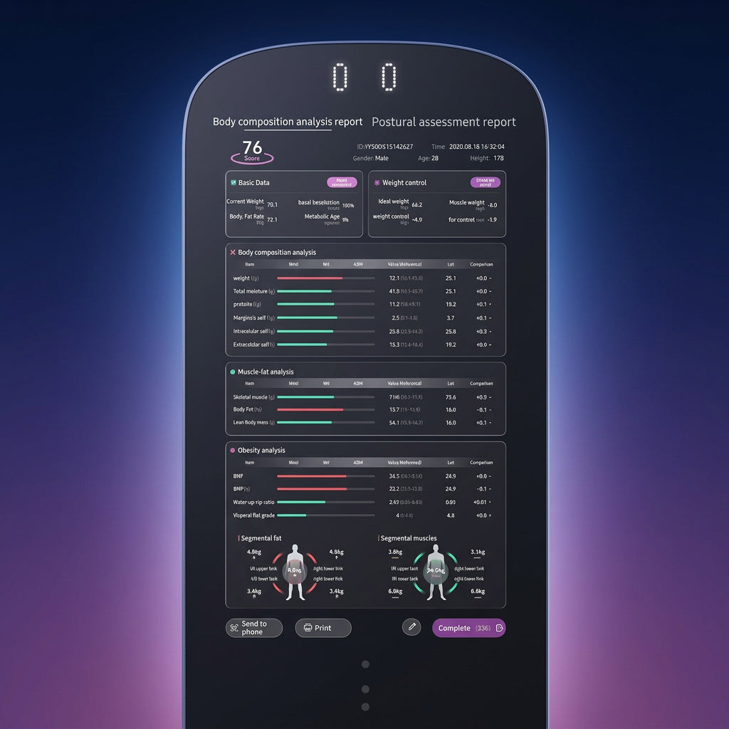 Morphiq Pro™ 3D Body Composition & Posture Analysis Mirror