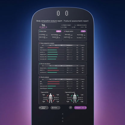 Morphiq Pro™ 3D Body Composition & Posture Analysis Mirror