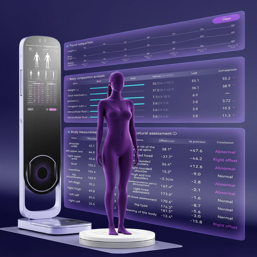 Morphiq Pro™ 3D Body Composition & Posture Analysis Mirror
