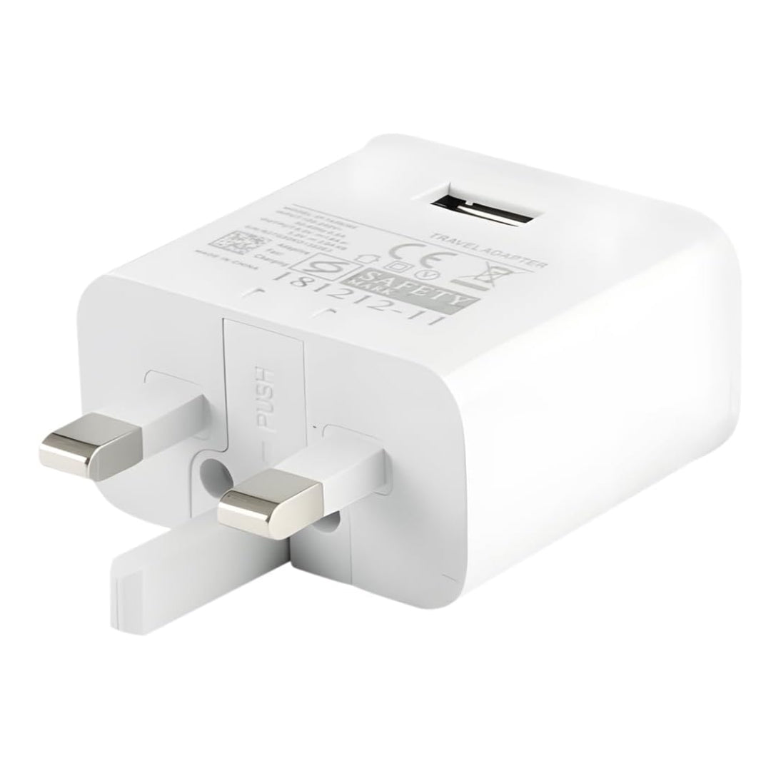 Pure Tone Aesthetics Official UK 3-Pin USB Wall Charger – 5V 2A Fast Charging Plug