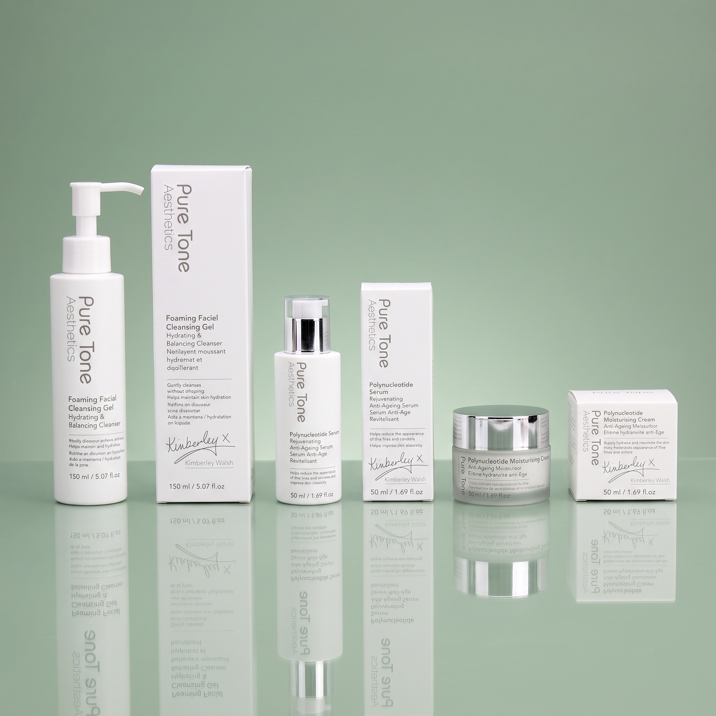 Colección Completa de Cuidado de la Piel Pure Tone Aesthetics x Kimberley Walsh