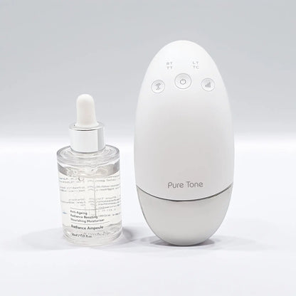 Radiance Pod 7-in-1 Skin Lifting & Tightening Tool with Face-Up Gliding Gel Pure Tone Aesthetics