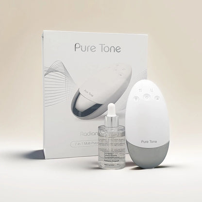 Radiance Pod 7-in-1 Skin Lifting & Tightening Tool with Face-Up Gliding Gel Pure Tone Aesthetics