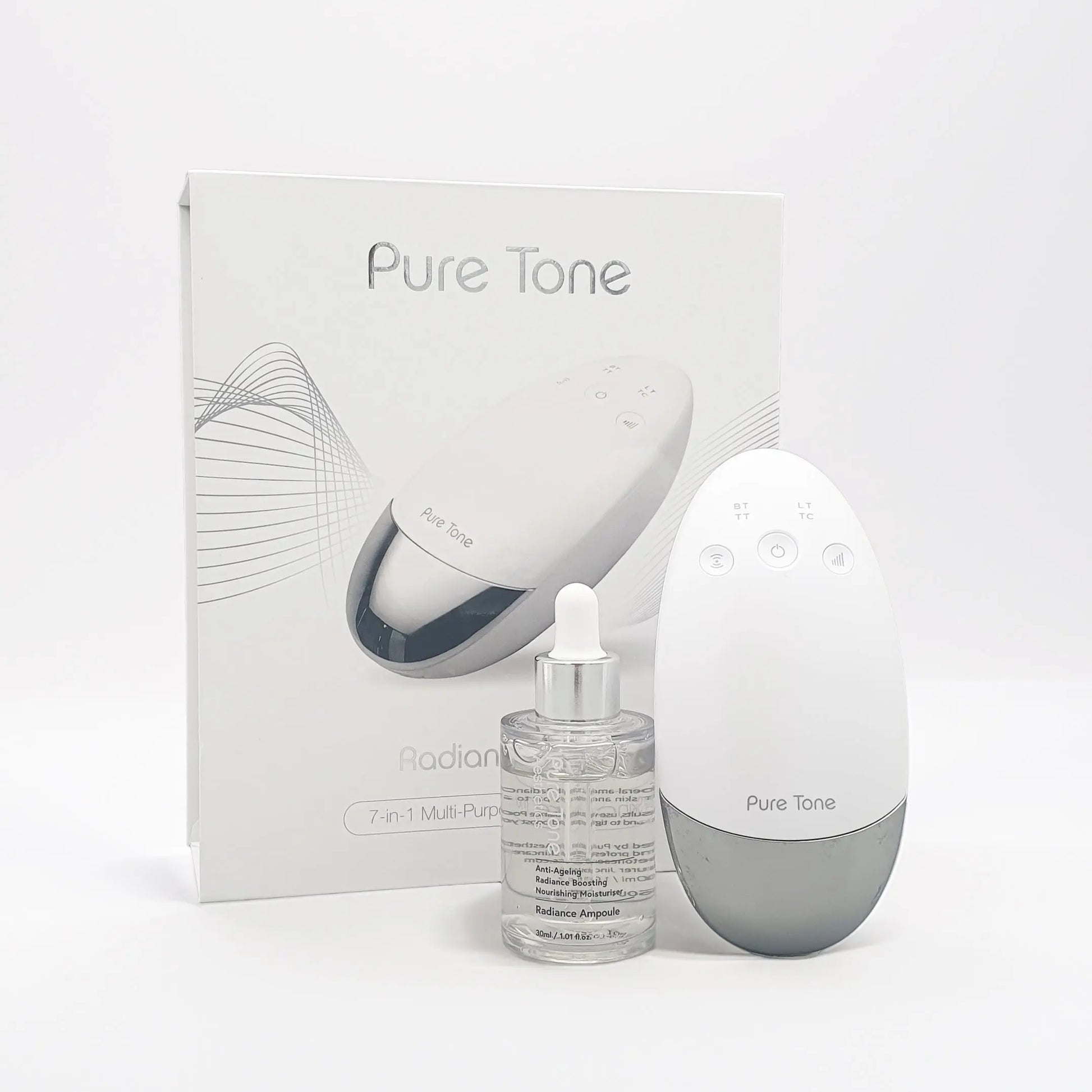 Radiance Pod 7-in-1 Skin Lifting & Tightening Tool with Face-Up Gliding Gel Pure Tone Aesthetics