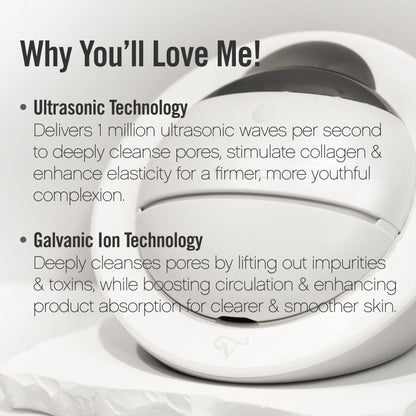 Viveca Ultrasonic Facial Cleansing Brush Pure Tone Aesthetics